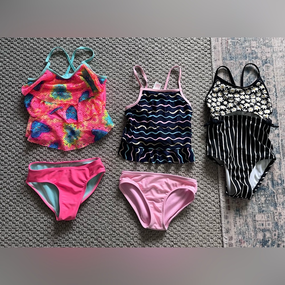 Girls size 6 swimsuits